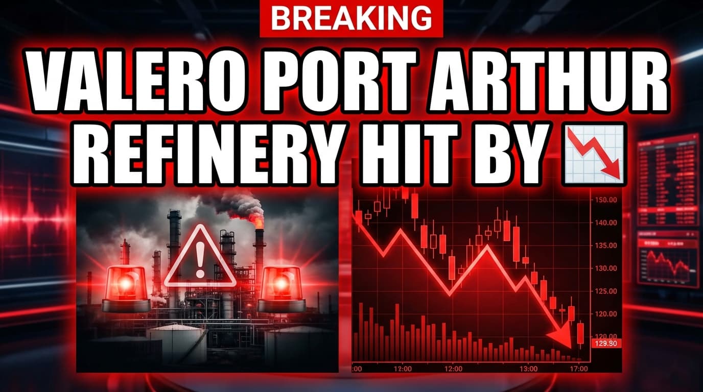 Valero Port Arthur Refinery Hit by Fire After Explosion