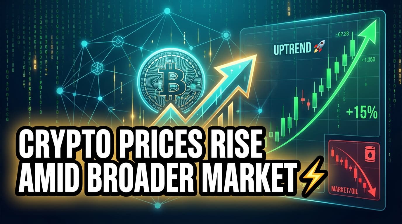 Crypto Prices Rise Amid Broader Market Unraveling, Oil Jumps on Geopolitical Tensions