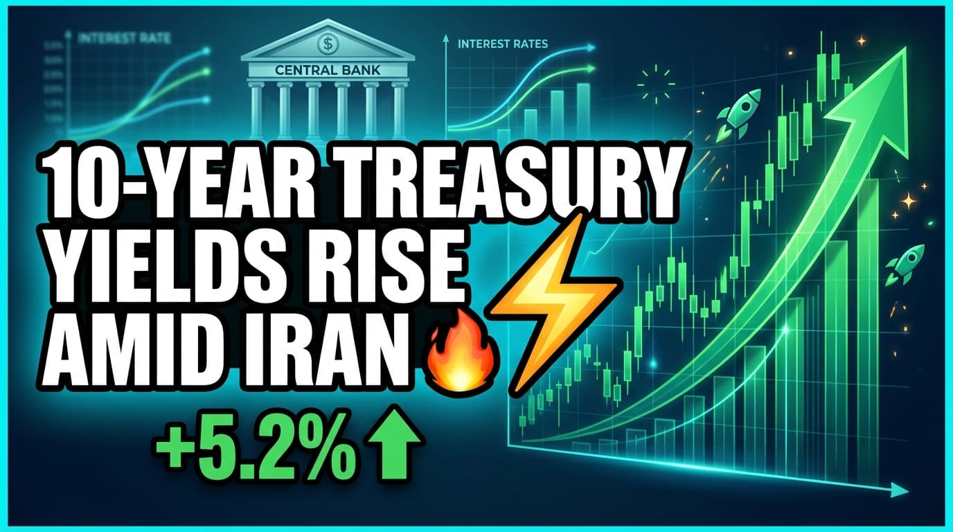 10-Year Treasury Yields Rise Amid Iran War Uncertainty, Oil Volatility