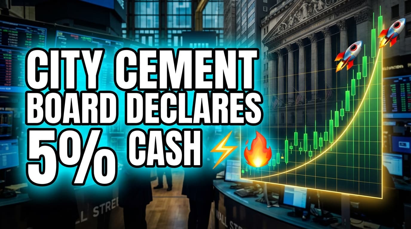 City Cement Board Declares 5% Cash Dividend for H2 2025
