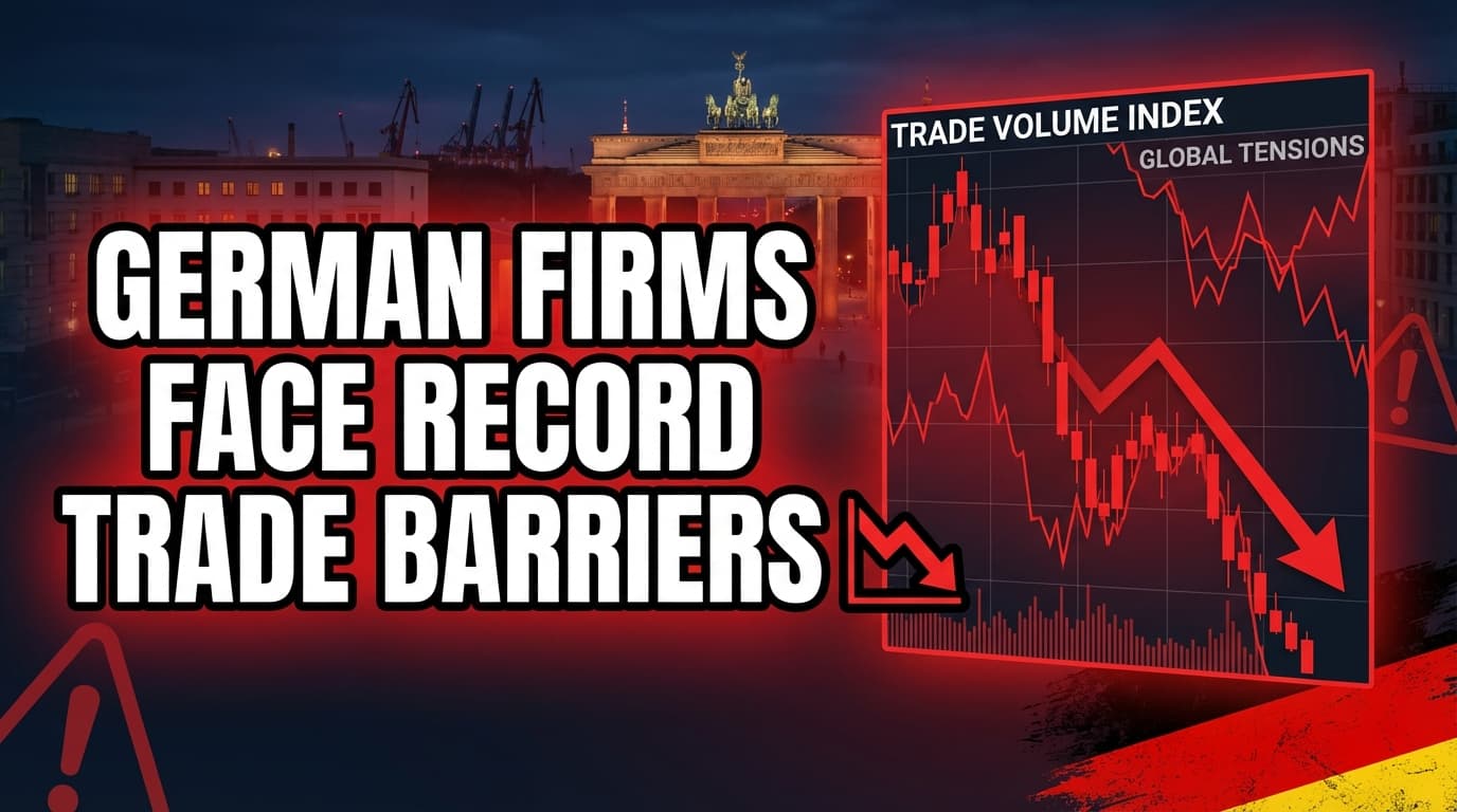 German Firms Face Record Trade Barriers Amid Rising Global Tensions