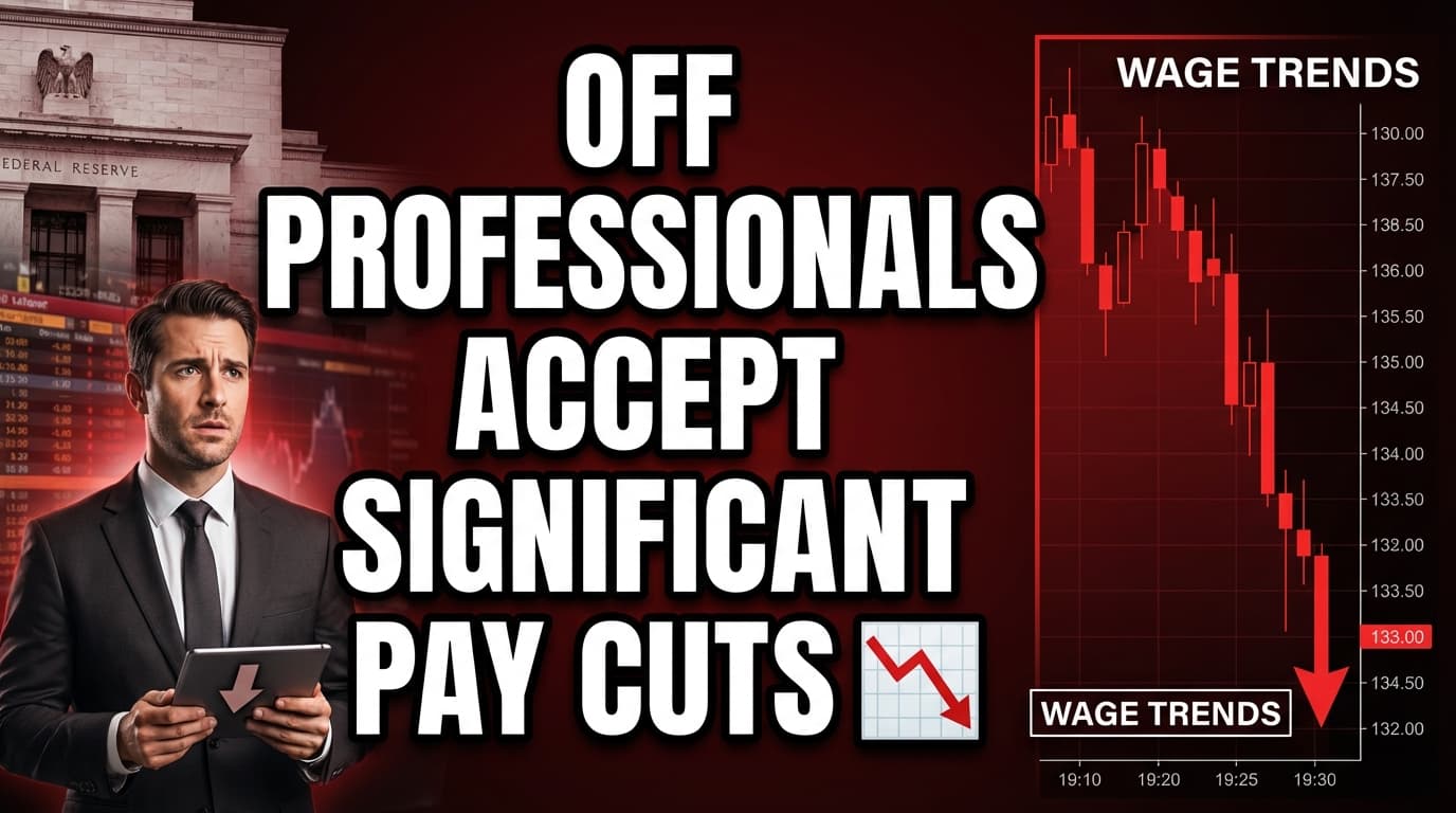Laid-Off Professionals Accept Significant Pay Cuts for New Roles