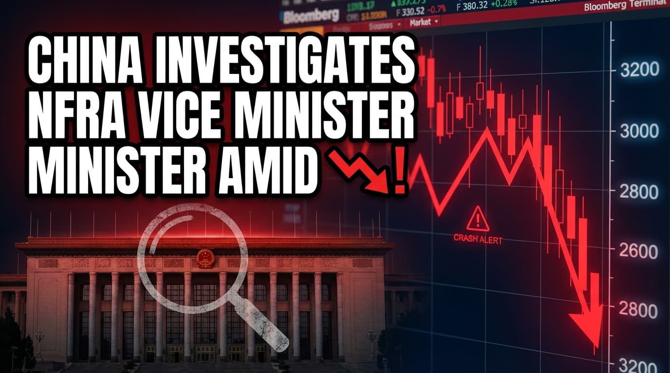 China Investigates NFRA Vice Minister Amid Expanding Financial Sector Crackdown