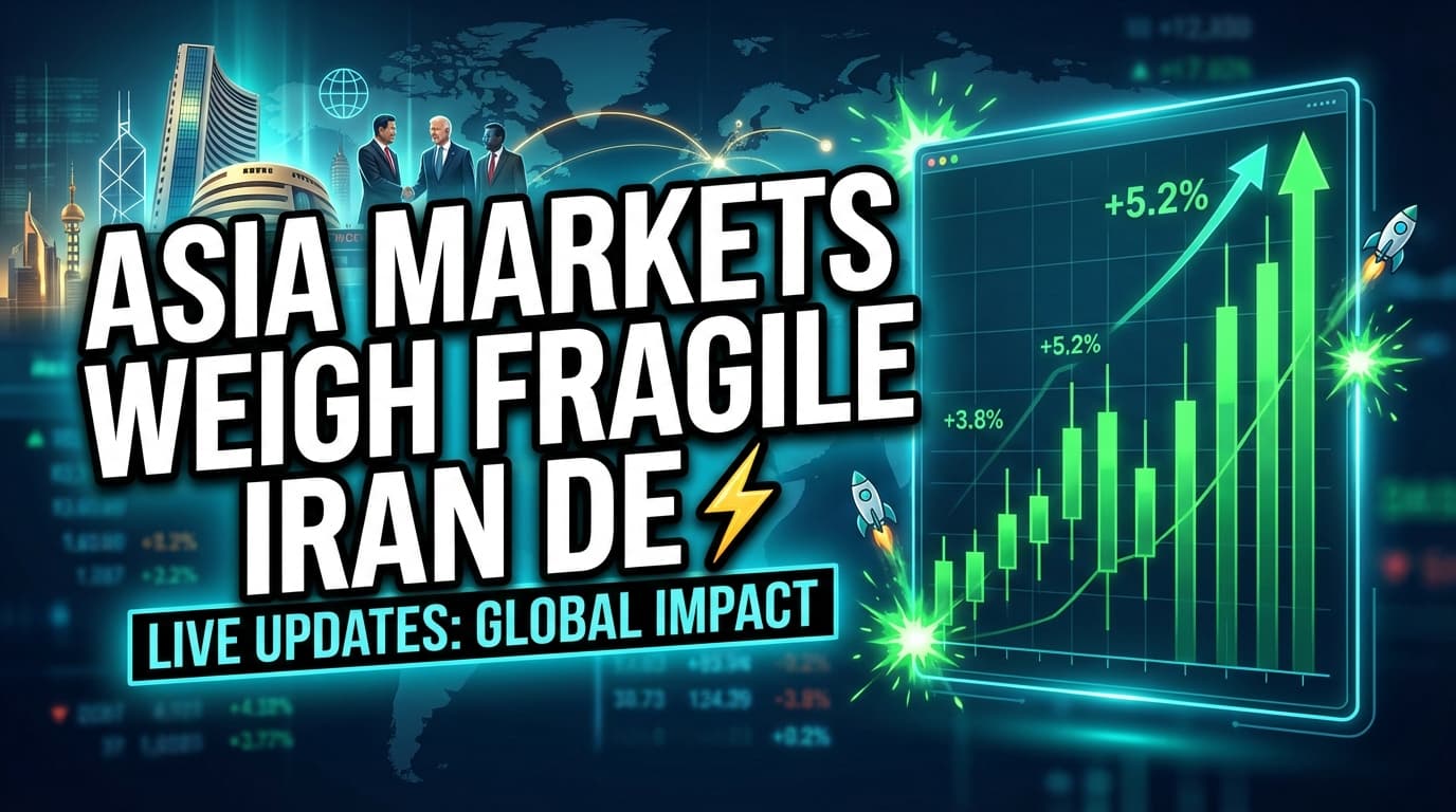 Asia Markets Weigh Fragile Iran De-Escalation Hopes