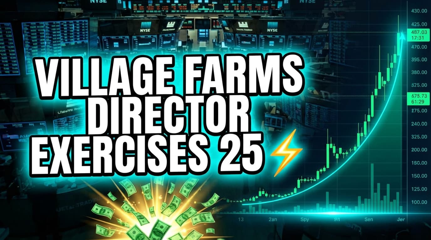 Village Farms Director Exercises 25,000 Stock Options