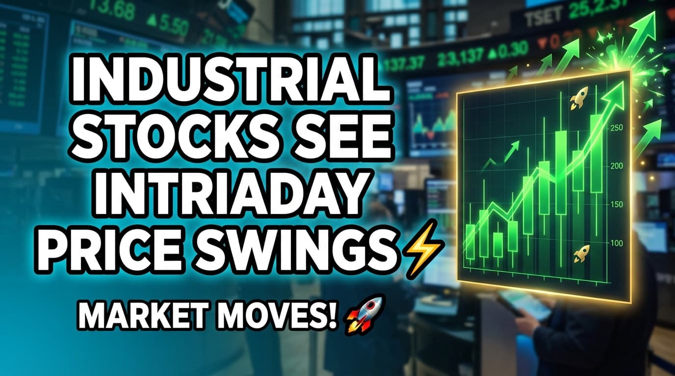 Industrial Stocks See Intraday Price Swings