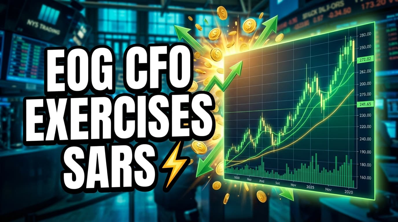 EOG CFO Exercises SARs, Disposes Shares
