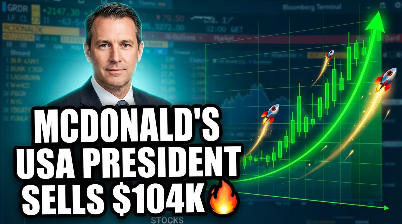 McDonald's USA President Sells $104,000 in Company Stock