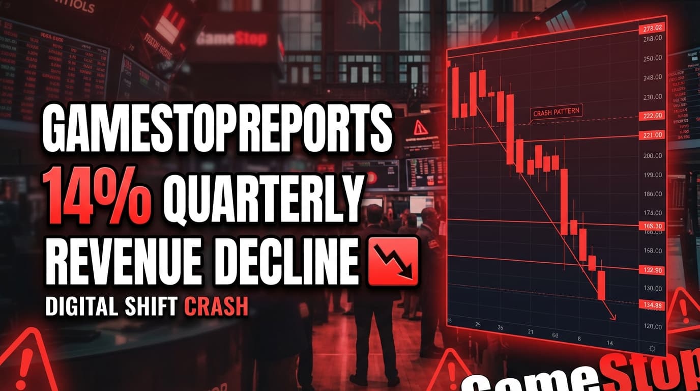 GameStop Reports 14% Quarterly Revenue Decline Amid Digital Shift
