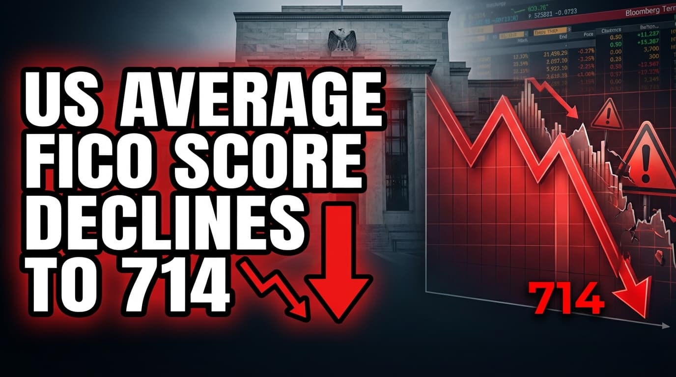 US Average FICO Score Declines to 714 Amid Pandemic Relief End