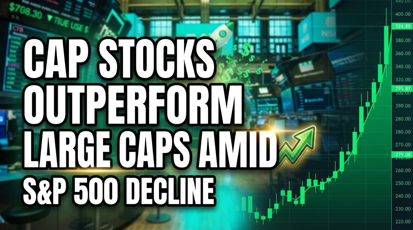 Small-Cap Stocks Outperform Large Caps Amid S&P 500 Decline