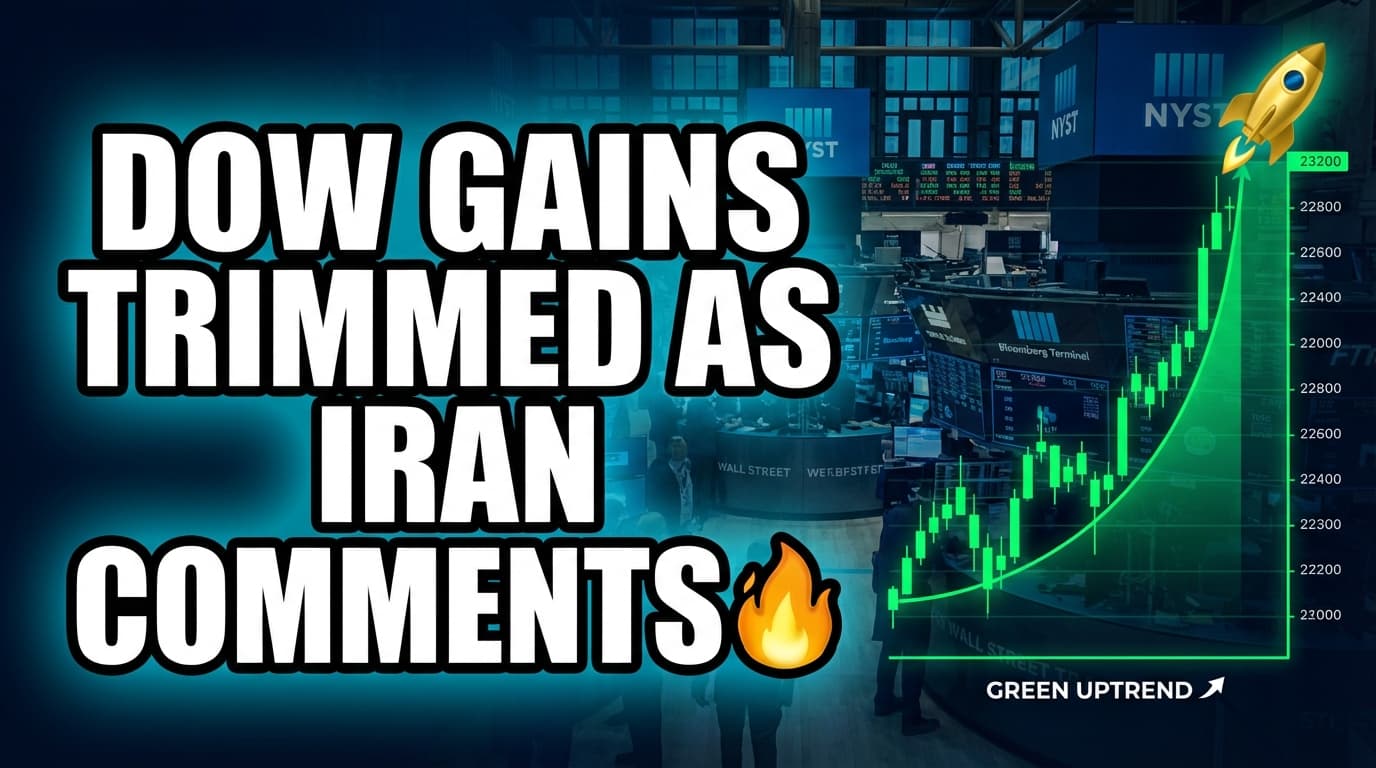Dow Gains Trimmed as Iran Comments Spur Market Scrutiny