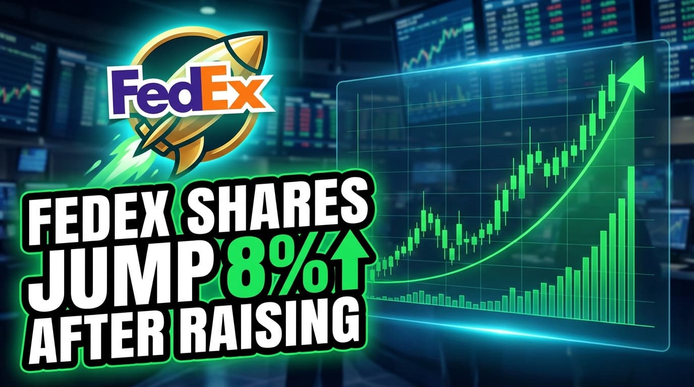FedEx Shares Jump 8% After Raising Outlook, Beating Earnings Estimates