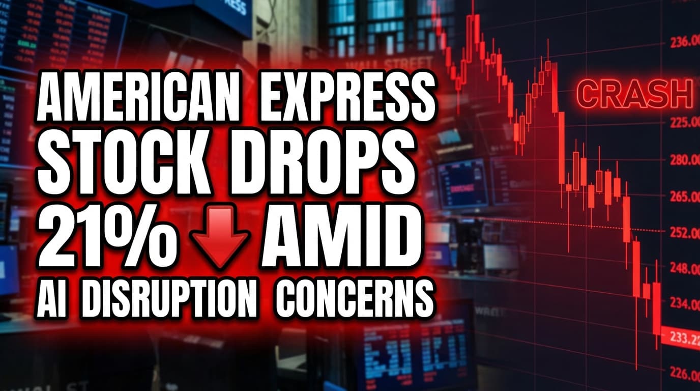 American Express Stock Drops 21% Amid AI Disruption Concerns