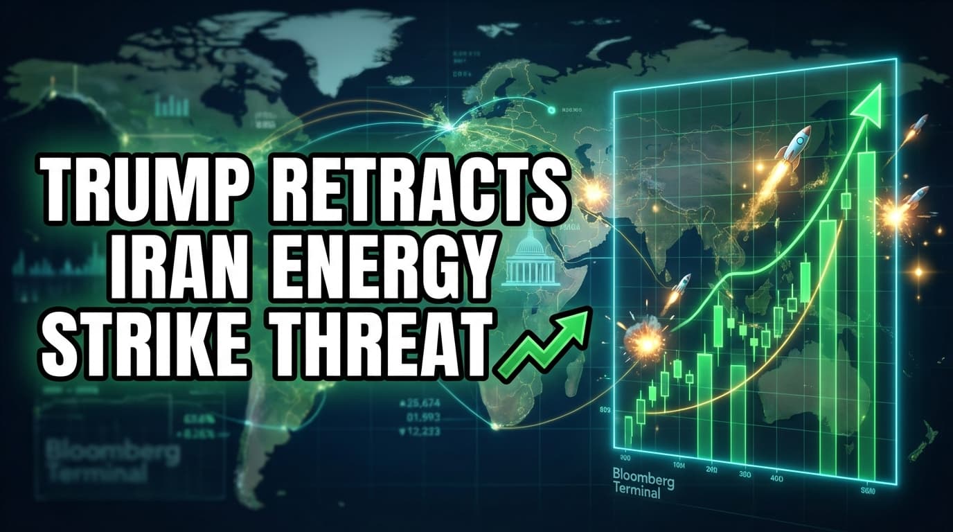 Trump Retracts Iran Energy Strike Threat, Markets React