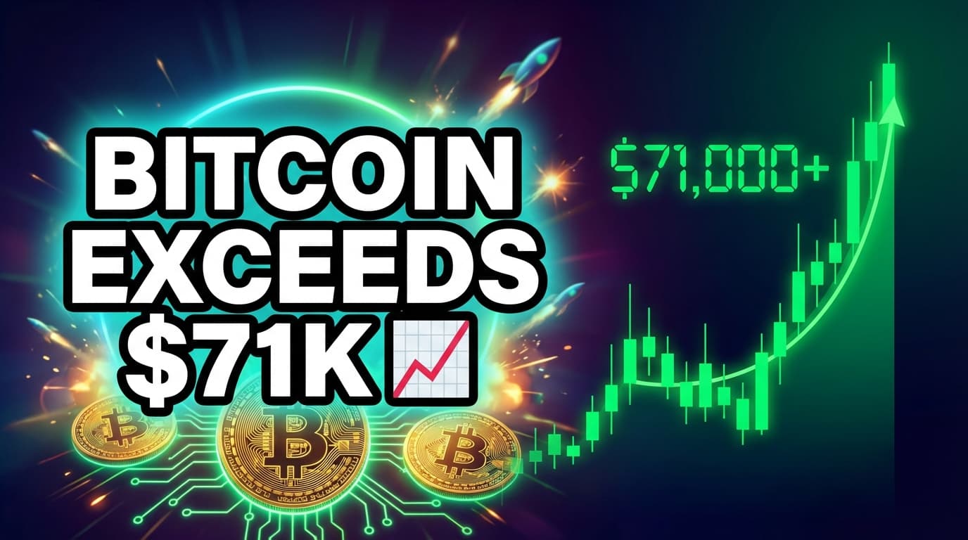 Bitcoin Exceeds $71,000 After Trump Cites Iran Strike Postponement