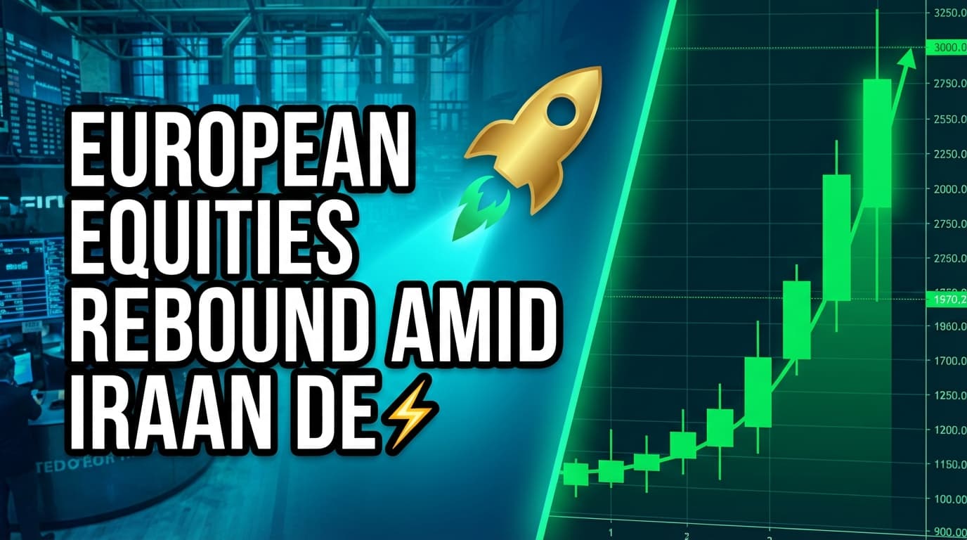 European Equities Rebound Amid Iran De-Escalation Hopes