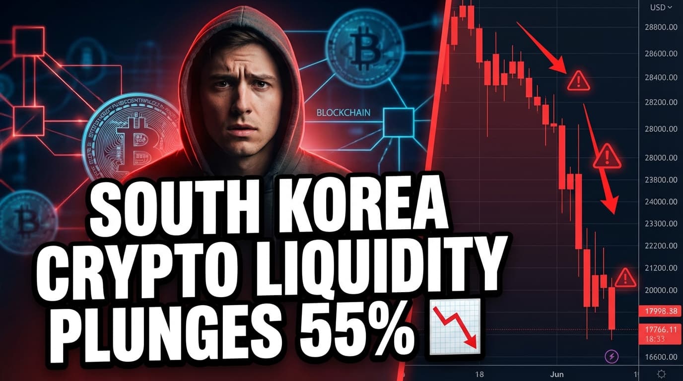 South Korea Crypto Liquidity Plunges 55% as Stablecoin Holdings Decline