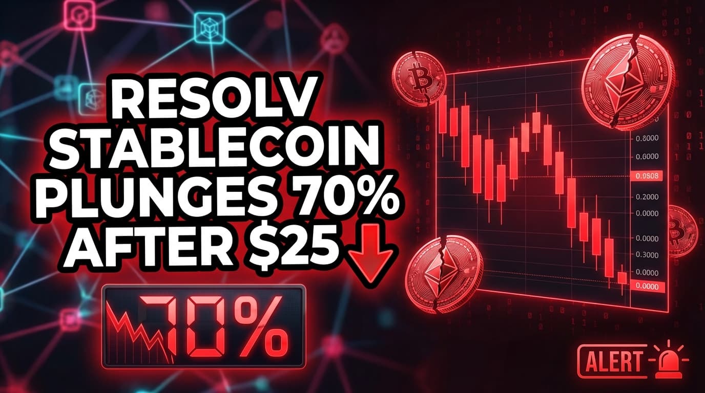 Resolv Stablecoin Plunges 70% After $25 Million Exploit, Faces Insolvency