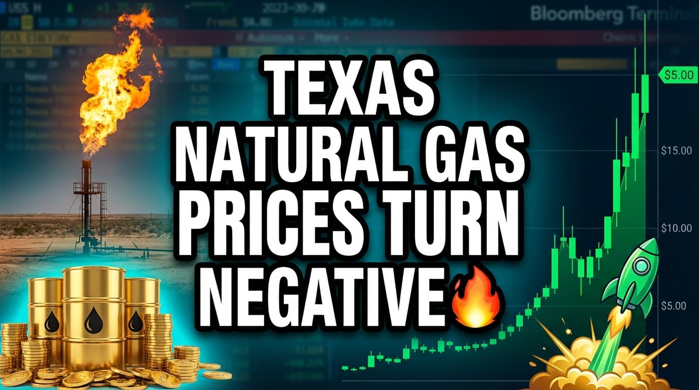 Texas Natural Gas Prices Turn Negative Amid Flaring, Supply Imbalances
