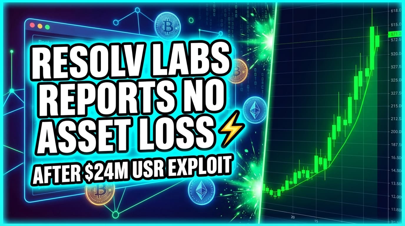 Resolv Labs Reports No Asset Loss After $24M USR Exploit