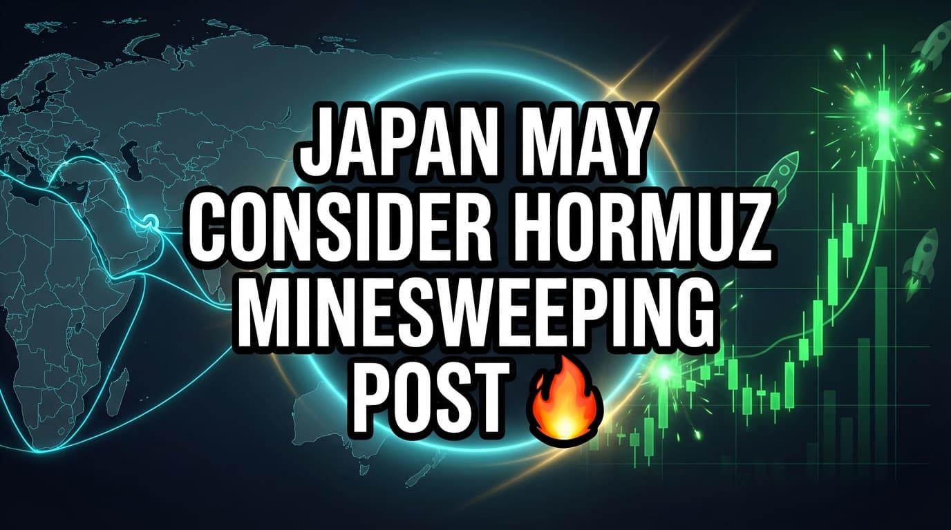 Japan May Consider Hormuz Minesweeping Post-Ceasefire