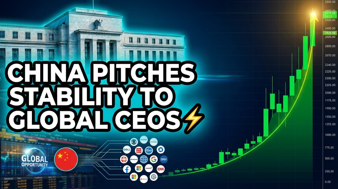 China Pitches Stability to Global CEOs Amid US Tensions