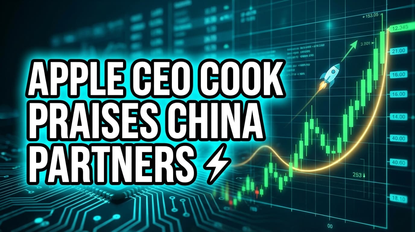 Apple CEO Cook Praises China Partners Amid Beijing Pressure