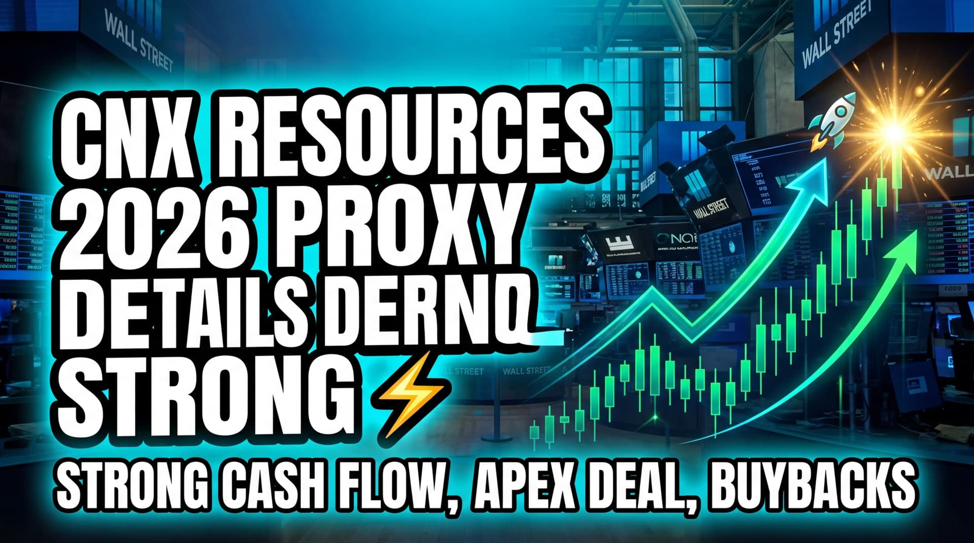 CNX Resources 2026 Proxy Details Strong Cash Flow, Apex Deal, Buybacks