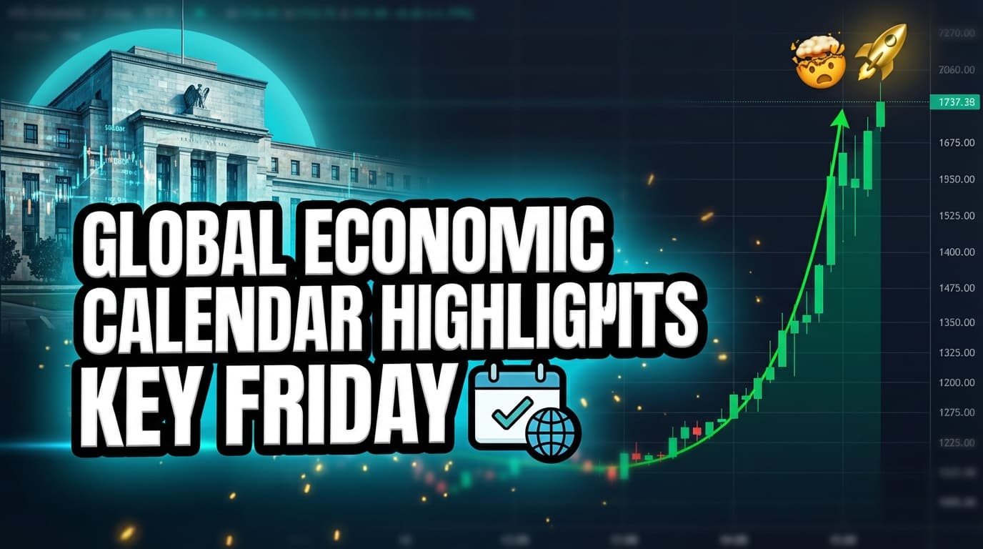 Global Economic Calendar Highlights Key Friday Data Releases