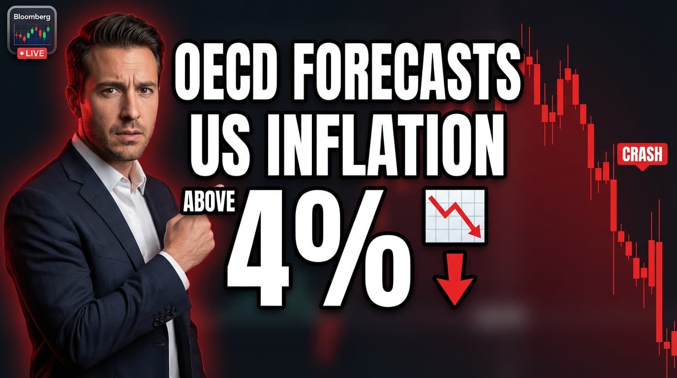 OECD Forecasts US Inflation Above 4% Amid Iran Conflict
