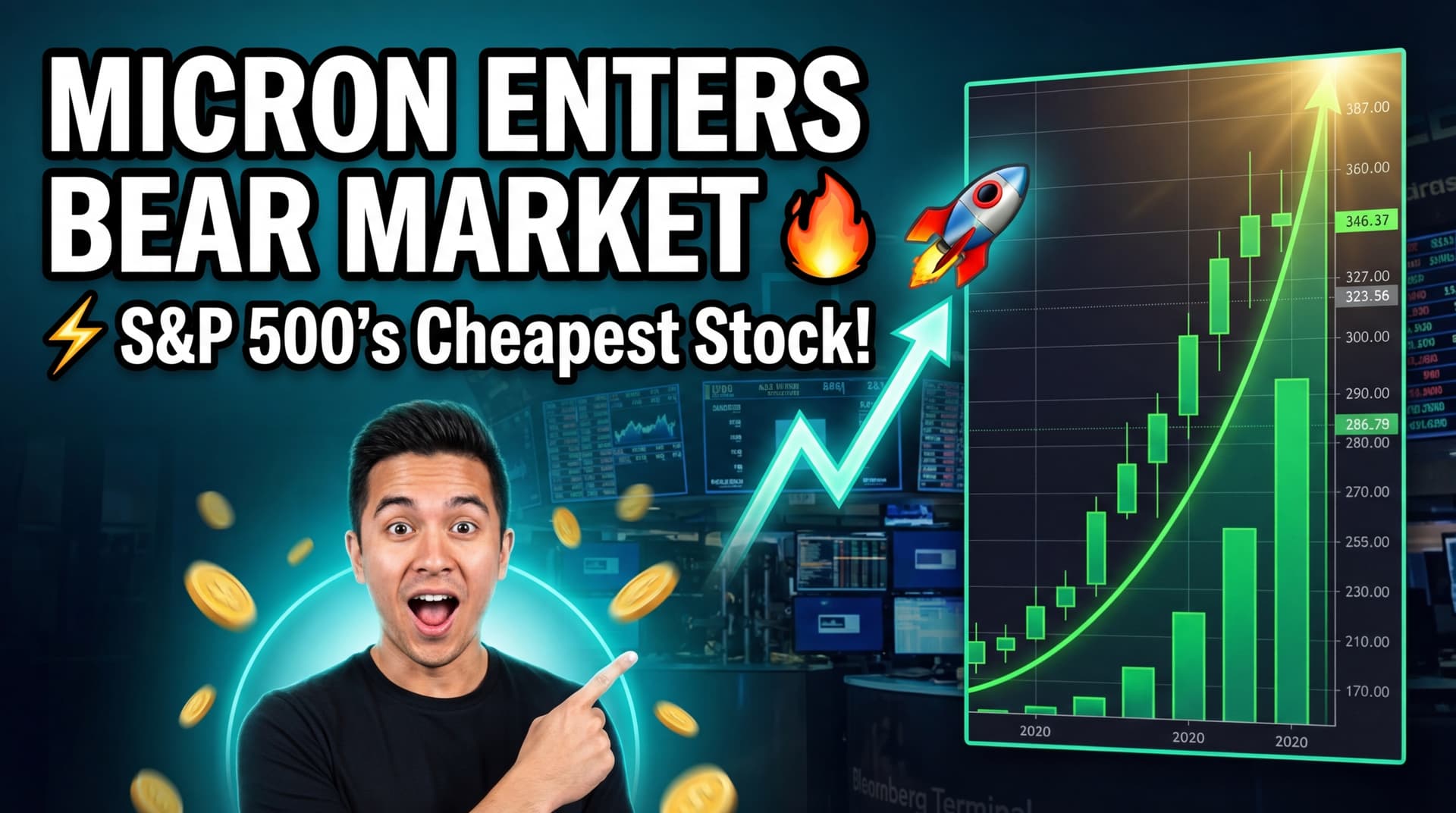 Micron Enters Bear Market, Becomes S&P 500's Cheapest Stock by P/E