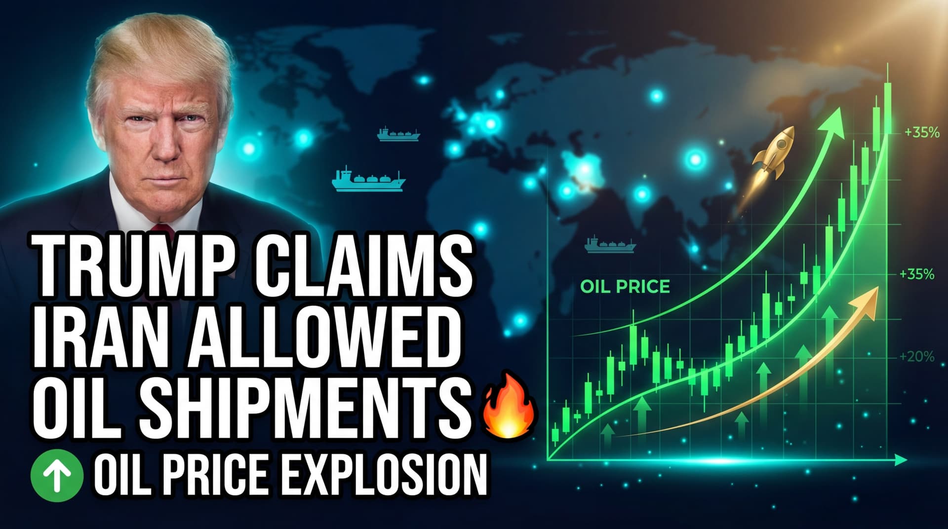 Trump Claims Iran Allowed Oil Shipments as U.S. Talks Continue