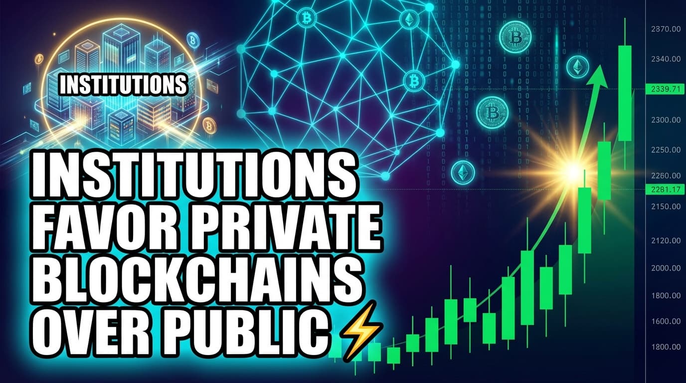 Institutions Favor Private Blockchains Over Public Ledgers for Trading