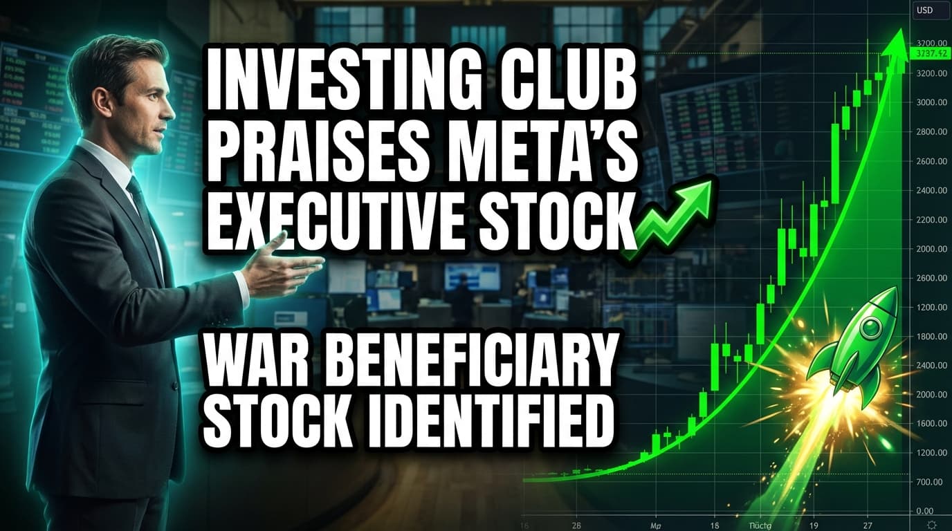 Investing Club Praises Meta's Executive Stock Plan, Identifies War Beneficiary Stock