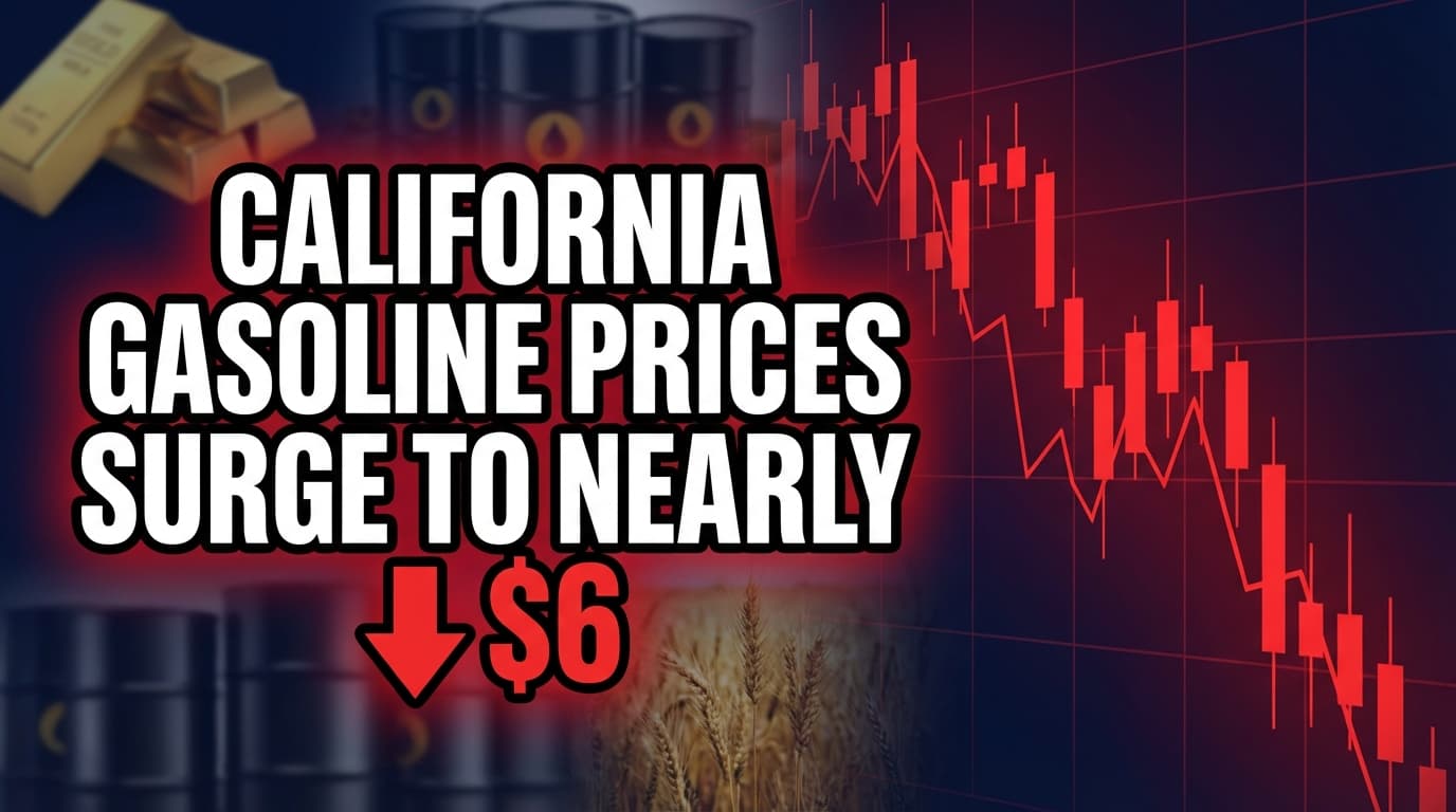 California Gasoline Prices Surge to Nearly $6, Outpacing National Average