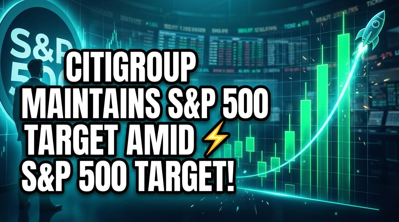 Citigroup Maintains S&P 500 Target Amid Geopolitical Tensions
