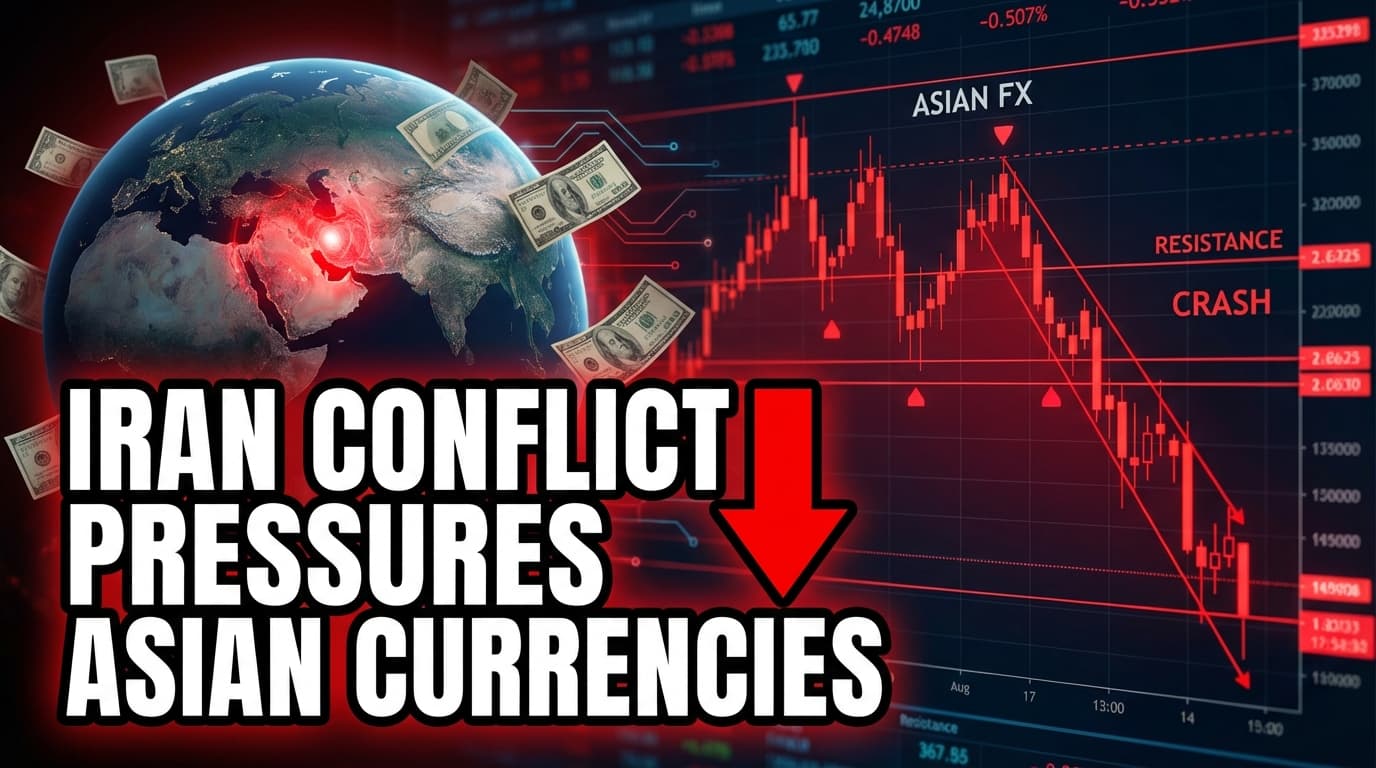 Iran Conflict Pressures Asian Currencies, Fuels Oil Price Surge
