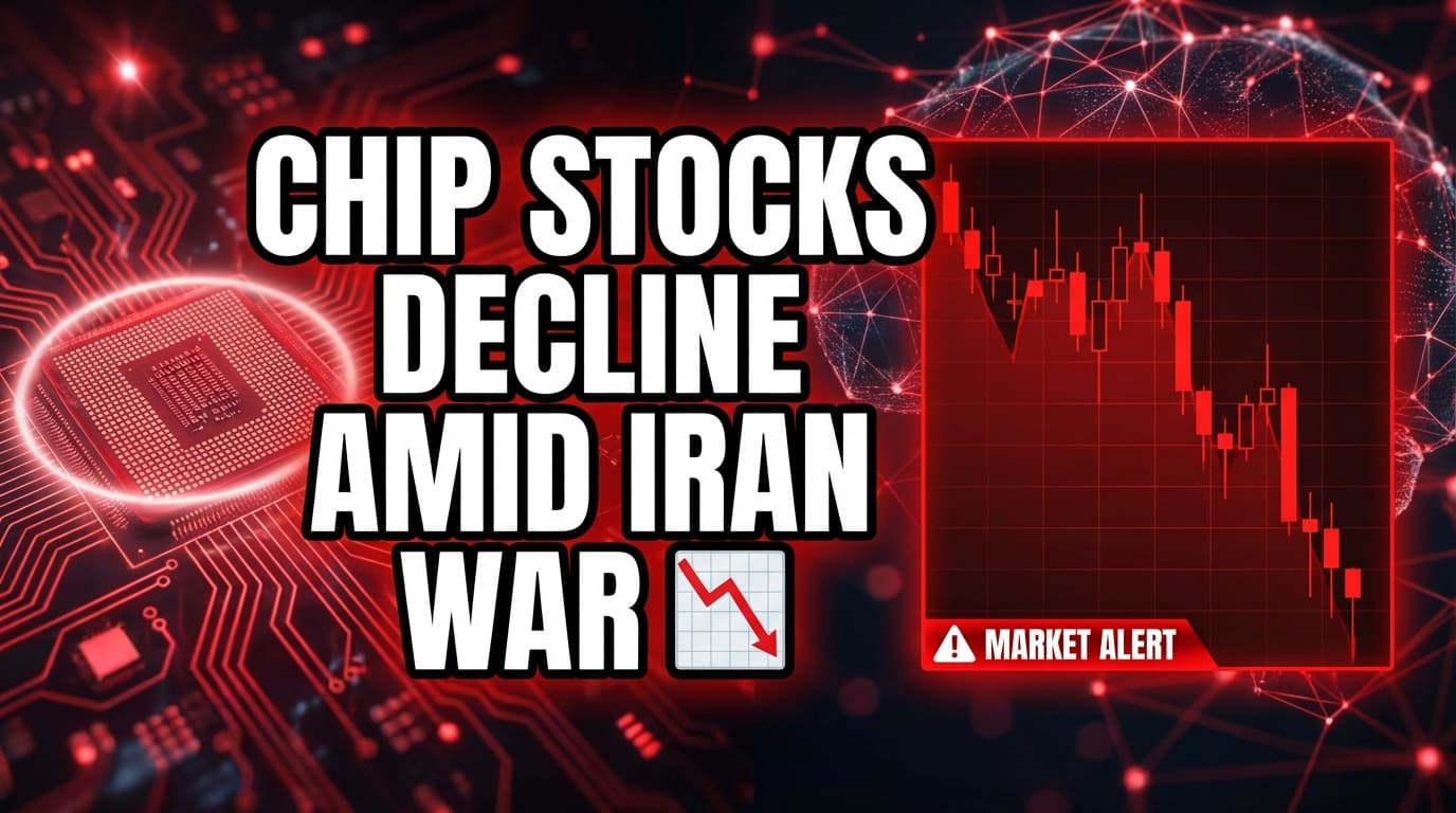 Chip Stocks Decline Amid Iran War Risk-Off Sentiment