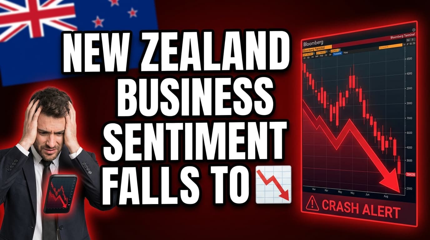 New Zealand Business Sentiment Falls to Lowest Since 2024 Recession