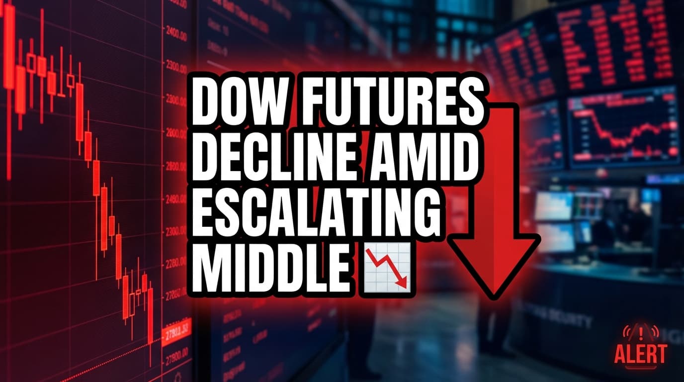 Dow Futures Decline Amid Escalating Middle East Tensions