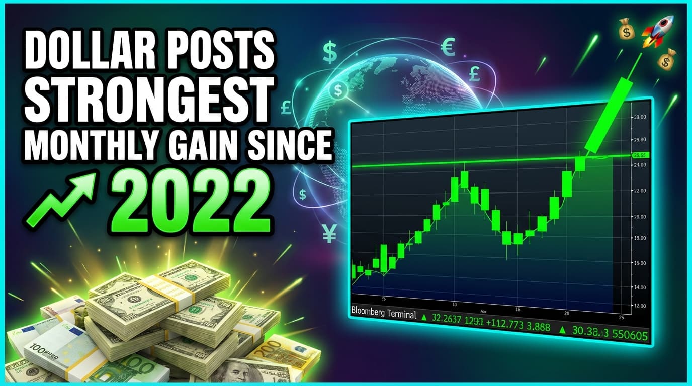 Dollar Posts Strongest Monthly Gain Since 2022 on Middle East Conflict