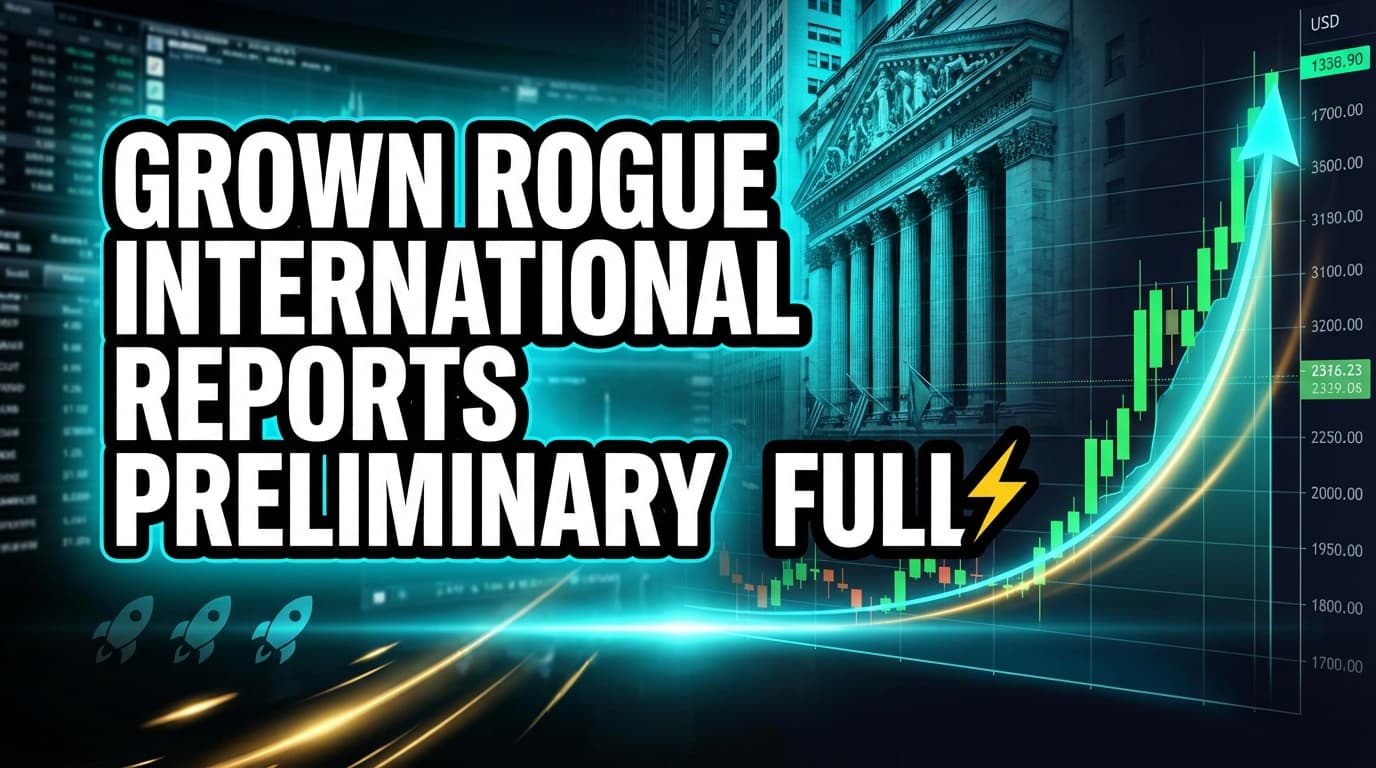 Grown Rogue International Reports Preliminary Full-Year Results