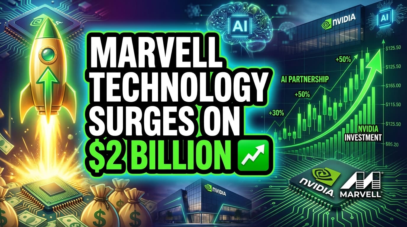 Marvell Technology Surges on $2 Billion Nvidia AI Partnership Investment
