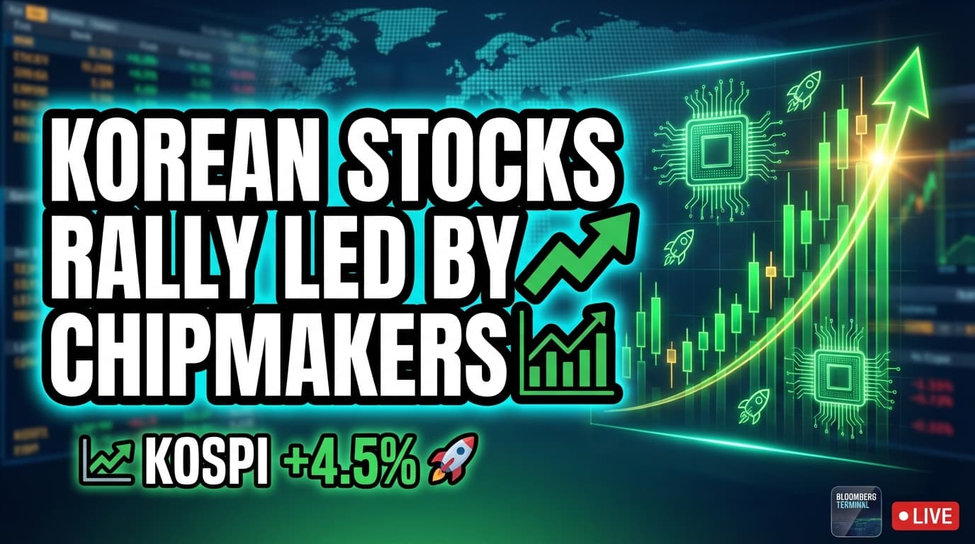 Korean Stocks Rally Led by Chipmakers on Iran War-End Hopes