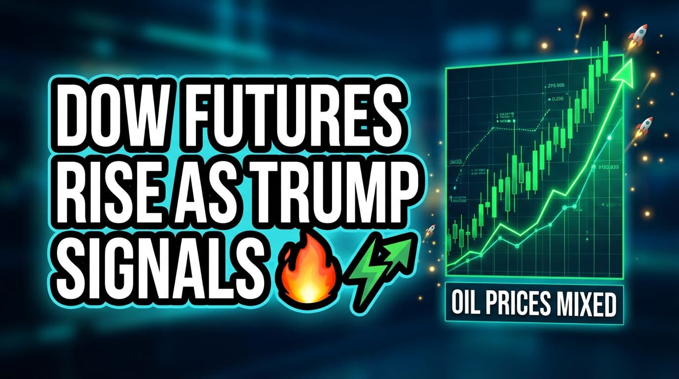 Dow Futures Rise as Trump Signals Iran War Exit; Oil Prices Mixed