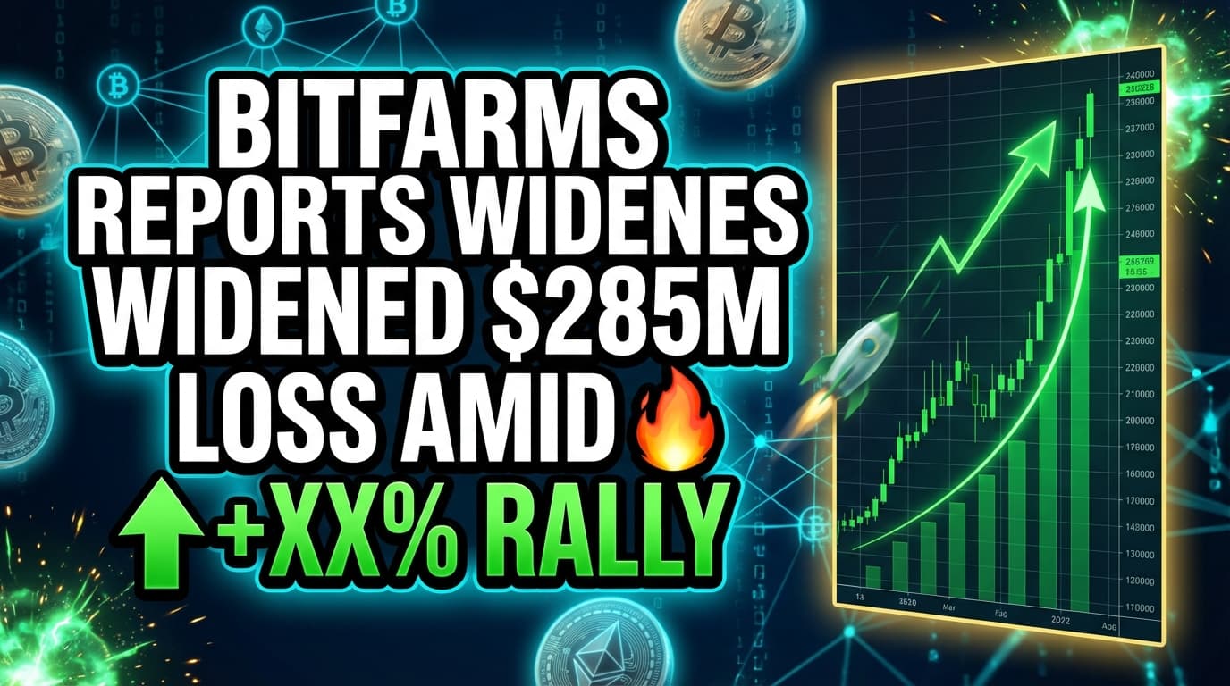 Bitfarms Reports Widened $285M Loss Amid Bitcoin Decline, Shares Rally