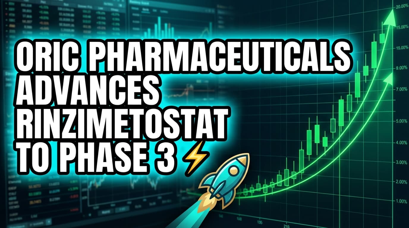 ORIC Pharmaceuticals Advances Rinzimetostat to Phase 3, Updates Cash Runway