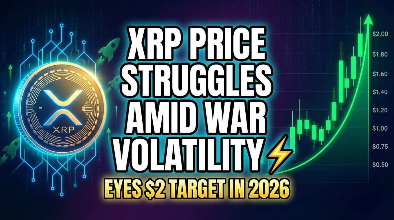 XRP Price Struggles Amid War Volatility, Eyes $2 Target in 2026