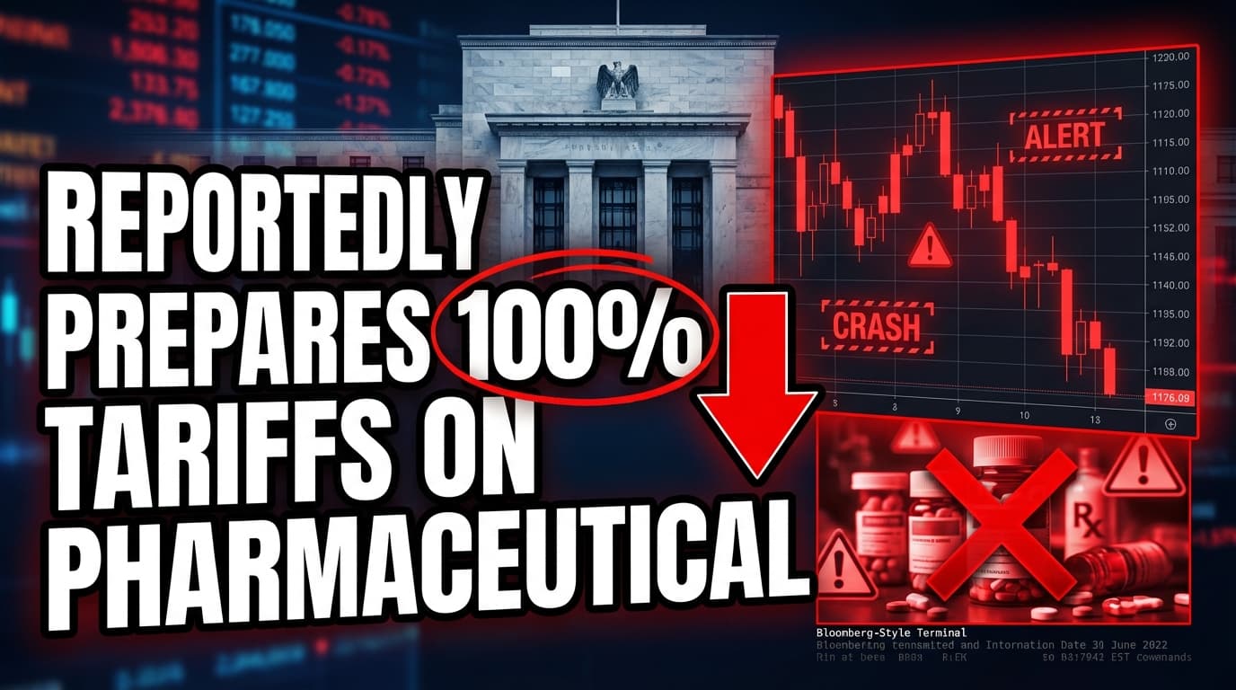 U.S. Reportedly Prepares 100% Tariffs on Pharmaceutical Imports